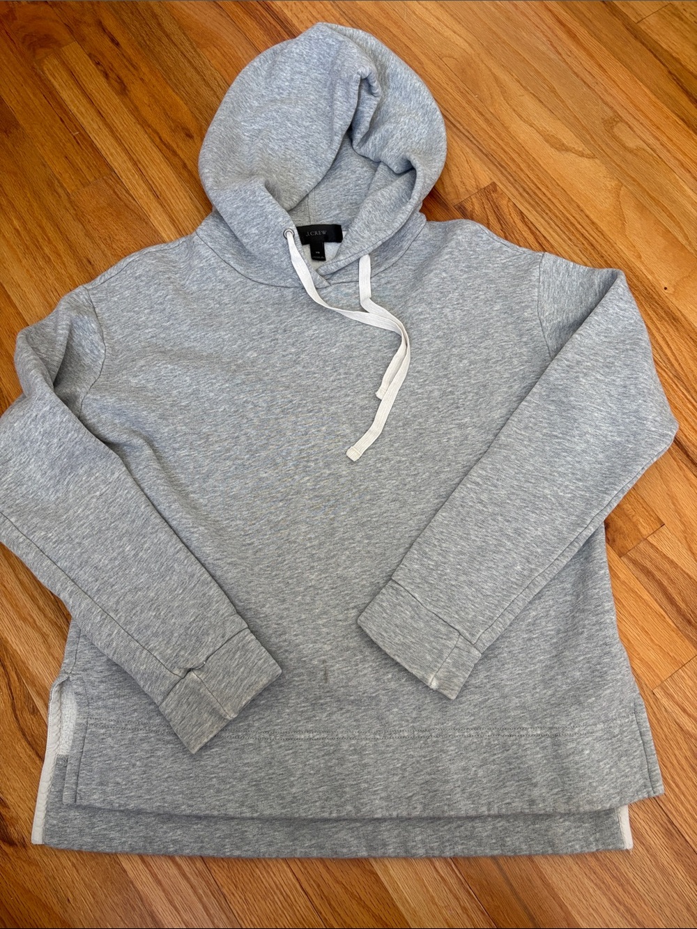 J. Crew Heather Gray Pullover Hoodie
